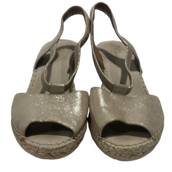 Clarks Artisan Gold Petrina Lulu Womens Casual espadrille wedge Sandals Size 7.5 - Picture 4 of 10